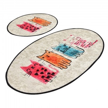 Πατάκια Μπάνιου Baby Cats 359CHL2389 (Σετ 2τμχ) Multi L'essentiel Maison