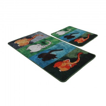 Bath Mats Gatto Carino 359CHL2562 (Set 2pcs) Multi L'essentiel Maison