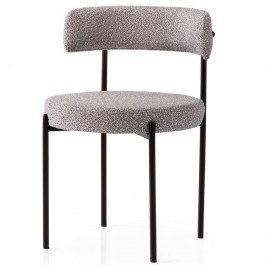 Chair Gini (Set 2Pcs) 974NMB1893 48,5x50,5x75,5cm Grey GREY