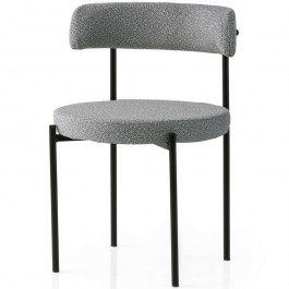 Chair Gini (Set 2Pcs) 974NMB1895 48,5x50,5x75,5cm Dark Grey DARK GREY