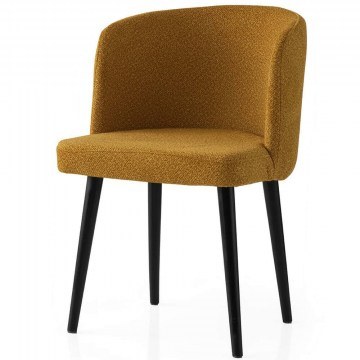 Καρέκλα Soft (Σετ 4Τμχ) 974NMB1913 57x57x81cm Yellow