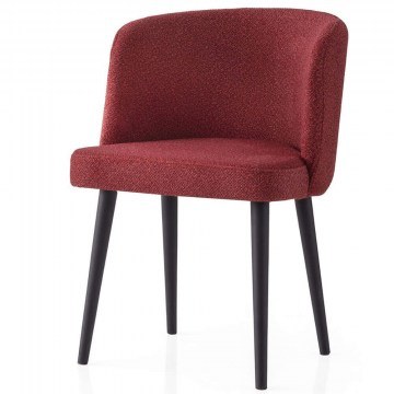 Καρέκλα Soft (Σετ 4Τμχ) 974NMB1915 57x57x81cm Red