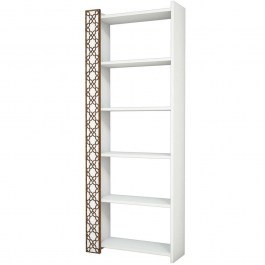 Βιβλιοθήκη City 845HCT3605 64,6x24,2x170cm White WHITE