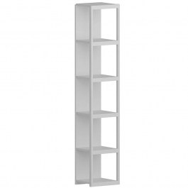 Bookcase Texas 875ZNA3607 33,7x29,5x180cm White WHITE