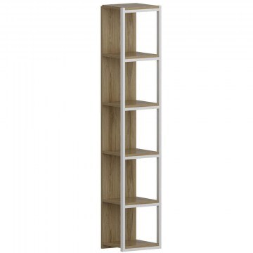 Bookcase Texas 875ZNA3613 33,7x29,5x180cm White-Oak