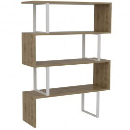 Βιβλιοθήκη Adriana 875ZNA3620 91,5x29,5x124,5cm White-Oak WHITE-OAK