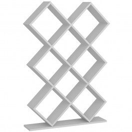 Bookcase Kumsal 788DEC3605 90x19,5x129cm White WHITE