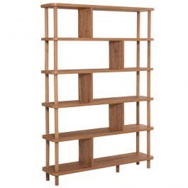 Βιβλιοθήκη Meta 688DRA1203 120x28x168,5cm Pine OAK