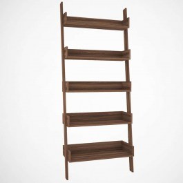 Floor Rack Only 801CMY3607 80x32x195cm Walnut WALNUT
