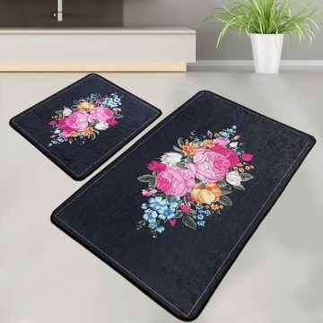 Bath Mat Blomst 359CHL5252 (Set 2pcs) Multi L'essentiel Maison