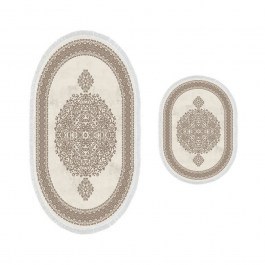 Πατάκια Μπάνιου 410602 O 299ANR1659 (Σετ 2τμχ) Brown L'essentiel Maison BROWN