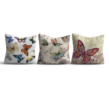 Cushions (Set 3pcs) HMIKIR103 Multi Aberto Design