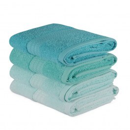 Πετσέτες Rainbow 317HBY2238 (Σετ 4τμχ) Water Green L'Εssentiel Maison GREEN