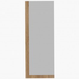 Καθρέπτης Τοίχου Lariya 116SAM1205 40x2,2x120cm White-Natural Hanah Home NATURAL-WHITE