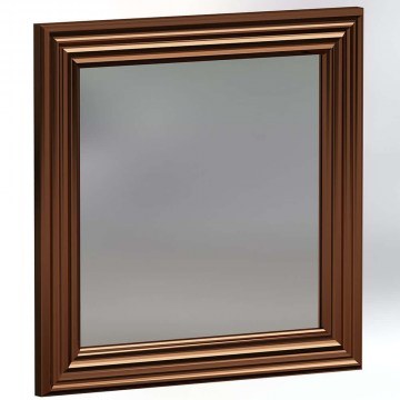 Wall Mirrors Bale (Set 2Pcs) 116SAM1138 40x3x40cm Bronze Hanah Home