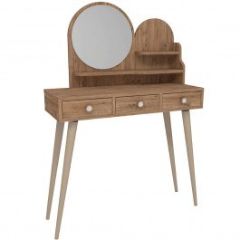 Τουαλέτα Με Καθρέπτη Ruges 550ARN2771 74x35x130,8cm Pine PINE