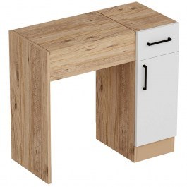 Τουαλέτα Με Καθρέπτη Inci 550ARN2796 77x37,3x108,8cm Pine-White PINE-WHITE