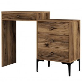 Τουαλέτα Lizbon 845HCT2304 124x40x84,7cm Walnut WALNUT