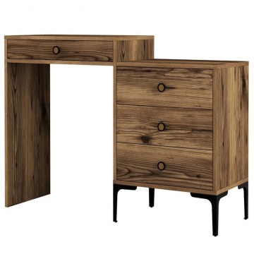 Τουαλέτα Lizbon 845HCT2304 124x40x84,7cm Walnut