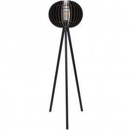 Φωτιστικό Δαπέδου 390FLH1132 Φ36x145cm 1xE27 40W Black Opviq BLACK