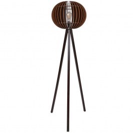 Φωτιστικό Δαπέδου 390FLH1133 Φ36x145cm 1xE27 40W Walnut Opviq WALNUT