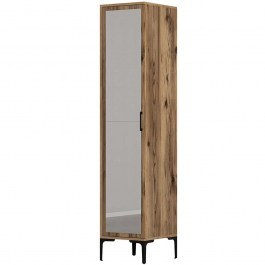 Ντουλάπα Μονόφυλλη Kumsal 845HCT5407 40x47,5x201,4cm Walnut WALNUT