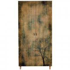 Ντουλάπα Δίφυλλη Stil 863SPH4207 90x52x192cm Multi