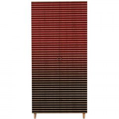 Ντουλάπα Δίφυλλη Stil 869VEL4234 90x52x192cm Oak-Red