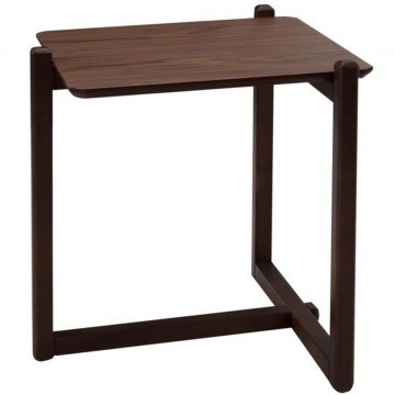 Side Table Trabzon 141HWR1102 54x58x57cm Walnut