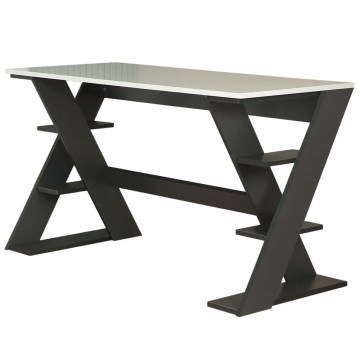 Γραφείο Lungo 801CMY5424 140x60x73cm Anthracite-White