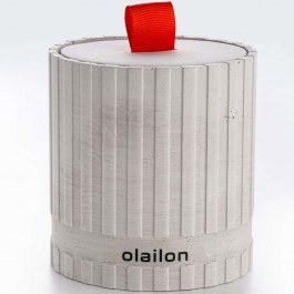 Αρωματικό Κερί Σε Βάζο Sutun 665CST1128 Φ8x8,5cm Grey-Red Aberto Design GREY-RED