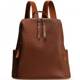 Women's Backpack 671LKB1540 34x13x35cm Tan Lucky Bees TAN
