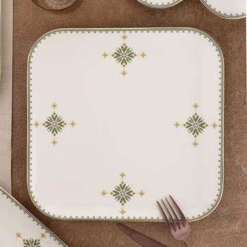 Shallow Plate (Set 6Pcs) 710KTP3664 25cm Multi Hermia