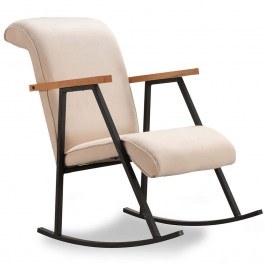 Rocking Chair Yoka 859FTN1703 64x86x96cm Cream CREAM