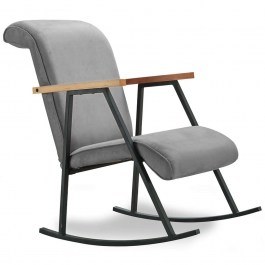 Rocking Chair Yoka 859FTN1704 64x86x96cm Grey GREY