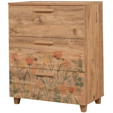 Chest Of Drawers Leva Gravis Tulip 869VEL3489 80x43x95cm Multi