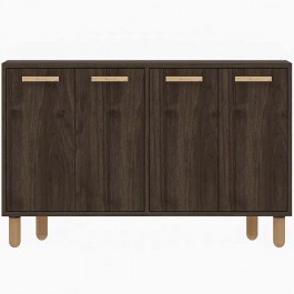 Μπουφές Venedik 327ODS1281 120x29,6x73,6cm Walnut-Oak WALNUT
