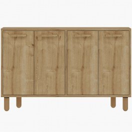 Μπουφές Venedik 327ODS1282 120x29,6x73,6cm Oak OAK
