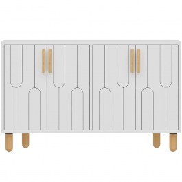 Buffet Vincent 327ODS1286 120x29,6x73,6cm White-Oak WHITE