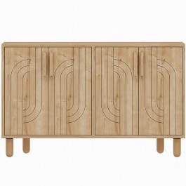 Μπουφές Rodney 327ODS1292 120x29,6x73,6cm Oak OAK
