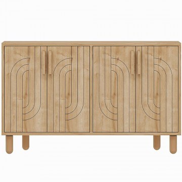 Μπουφές Rodney 327ODS1292 120x29,6x73,6cm Oak