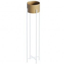 Κασπώ 247HFM1191 23x23x108cm White-Gold Aberto Design WHITE-GOLD