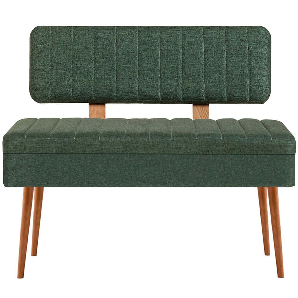 Παγκάκι Vina 869VEL5286 110x40x82,5cm Green-Oak
