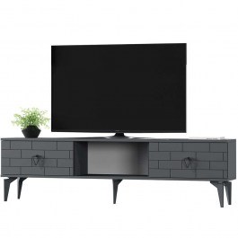 Έπιπλο Τηλεόρασης Varna 475OLV2927 150x29,6x44,6cm Anthracite ANTHRACITE