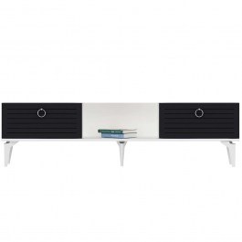 Έπιπλο Τηλεόρασης Arona 475OLV2935 150x29,6x44,6cm White-Anthracite ANTHRACITE-WHITE