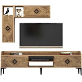 TV Composition Samba 845HCT3073 180x35x52cm Walnut WALNUT