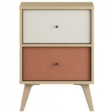 Bedside Table 479ADR1509 44x44x61cm Multi
