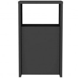 Κομοδίνο Carlin 322RTC1627 36x25,3x61,4cm Anthracite ANTHRACITE