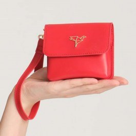 Women's Wallet Mini Best 456ZYM1999 9,5x2x9,5cm Red Garbalia RED