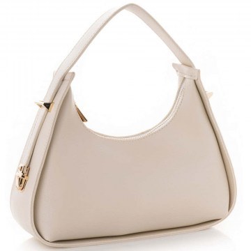 Women's HandBag 671LKB1924 28x8x20cm Cream Lucky Bees